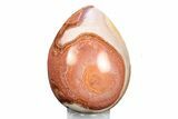 Polished Polychrome Jasper Egg - Madagascar #245715-1